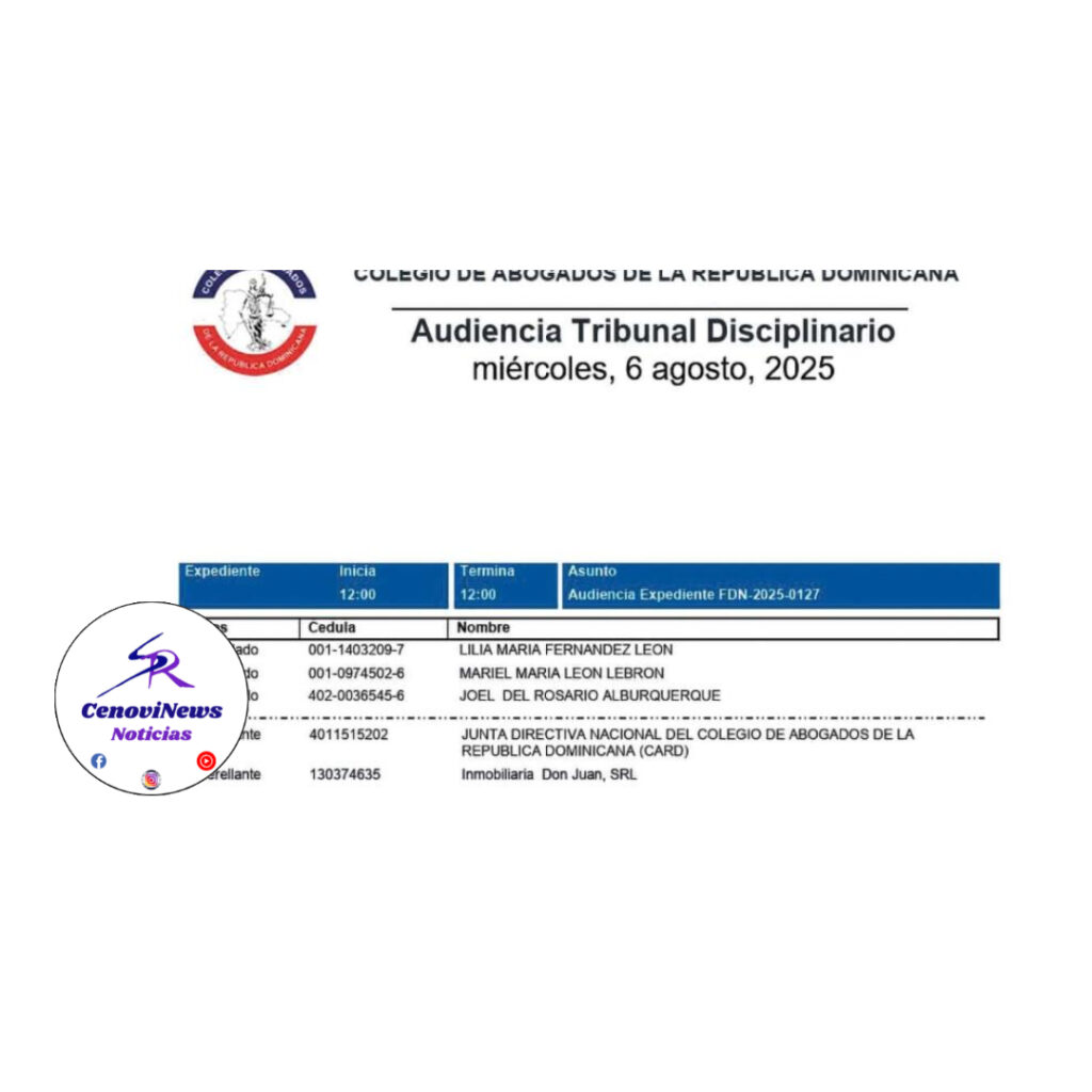 Fiscal del Colegio de Abogados dice no conoce proceso disciplinario